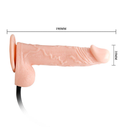BAILE - DILDO VIBRANTE E INFLABLE REALISTA