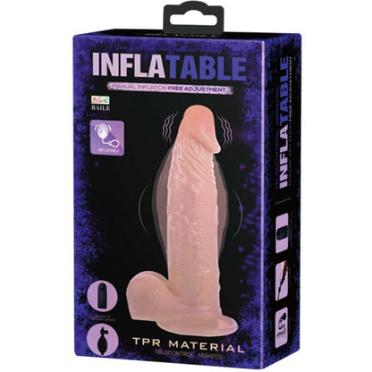 BAILE - DILDO VIBRANTE E INFLABLE REALISTA