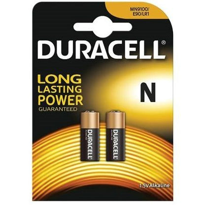 DURACELL - BATTERY MN9100 N LR1 1.5V 2 UNITS