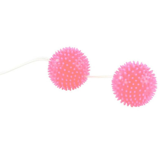 BAILE - DEEP PLEASURE TEXTURED BALLS PINK 3.6 CM