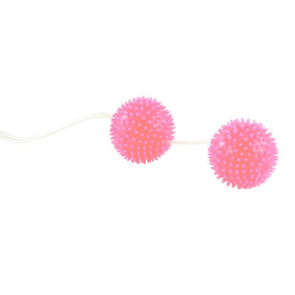 BAILE - DEEP PLEASURE TEXTURED BALLS PINK 3.6 CM