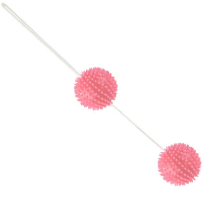 BAILE - DEEP PLEASURE TEXTURED BALLS PINK 3.6 CM