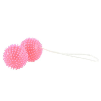 BAILE - DEEP PLEASURE TEXTURED BALLS PINK 3.6 CM