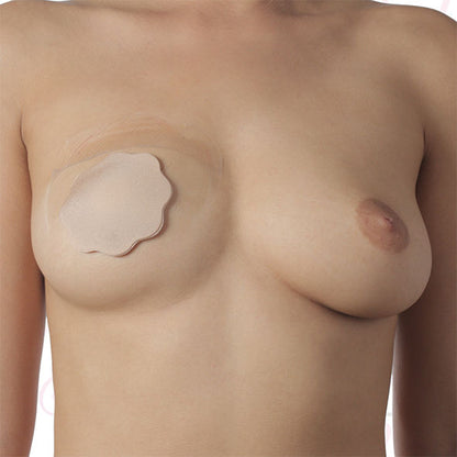 BYE-BRA - BREAST ENHANCER + SILICONE NIPPLE COVER D/F CUP