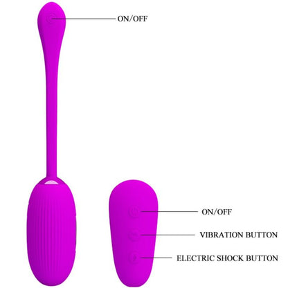 PRETTY LOVE - FUN SHOCK VIBRATING EGG AND ELECTROSHOCK