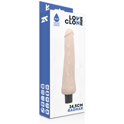 LOVECLONE - RAGNAR SELF-LUBRICANT VIBRATOR 24.5 CM -O- 3.5 CM