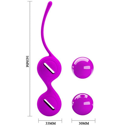 PRETTY LOVE - BOLAS ORGÁSMICAS KEGEL APRIETA I LILA