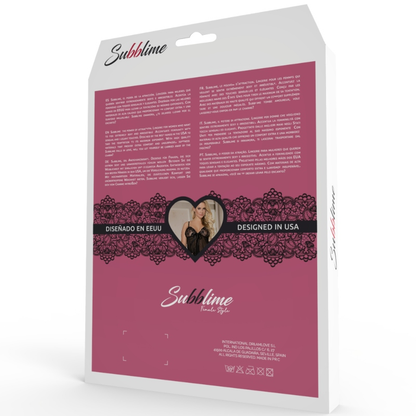 SUBBLIME - FETISH HALTER NECK FETISH TEDDY S/M