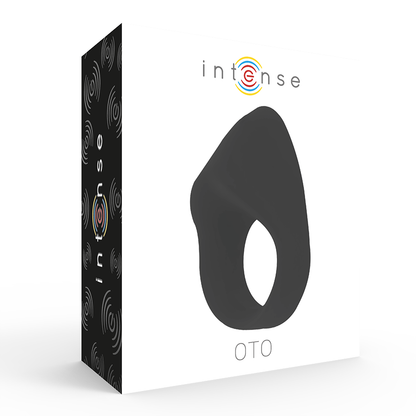 INTENSE - RECHARGEABLE VIBRATING RING OTO BLACK
