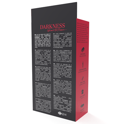 DARKNESS - COLLAR CON CLIPS DE PICO NEGRO