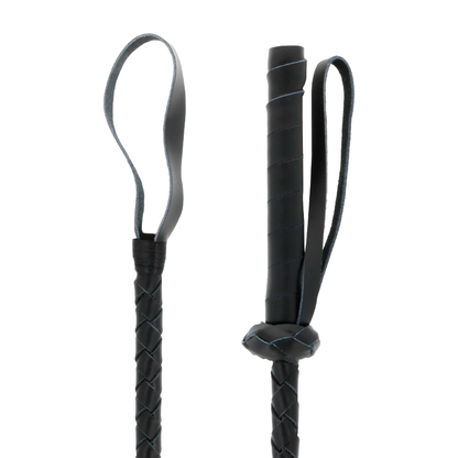 DARKNESS - BDSM FETISH LEATHER WHIP 60 CM