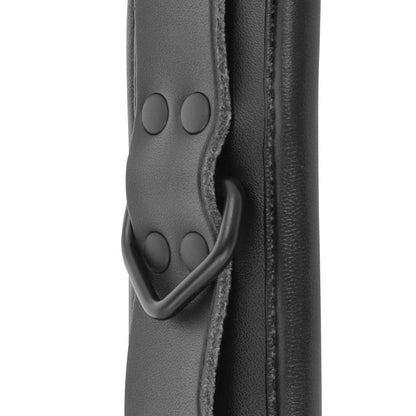 DARKNESS - ADJUSTABLE BLACK LEATHER HAND CUFFS