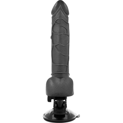 BASECOCK - VIBRADOR REALISTA CONTROL REMOTO NATURAL CON TESTÍCULOS 19.5 CM -O- 4 CM
