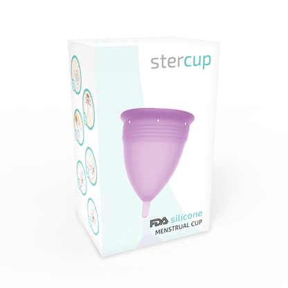 STERCUP - FDA SILICONE MENSTRUAL CUP PURPLE - SIZE S