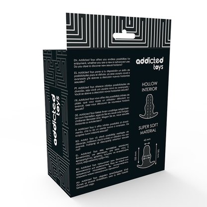 ADDICTED TOYS - LARGE 13 CM ANAL DILATOR - TRANSPARENT