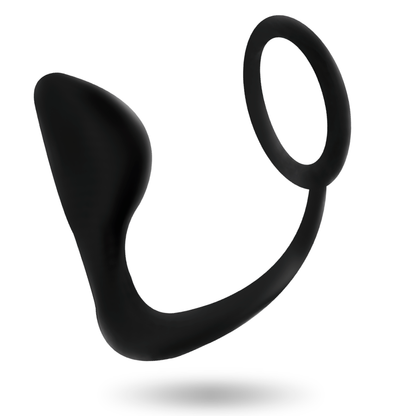 ADDICTED TOYS - PLUG ANAL CON ANILLO PARA PENE NEGRO