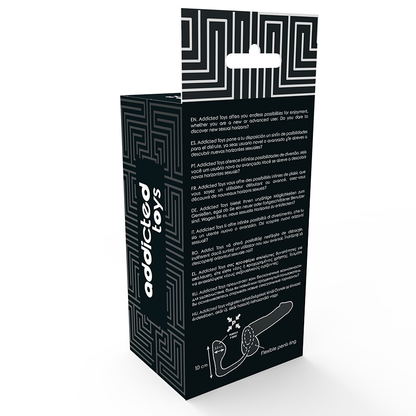 ADDICTED TOYS - PLUG ANAL CON ANILLO PARA PENE NEGRO