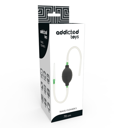 ADDICTED TOYS - CONJUNTO DE ENEMA NEGRO