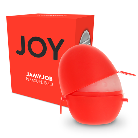 JAMYJOB - DISCRETT RED BACK EGG MASTURBATOR