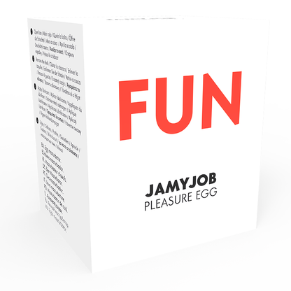 JAMYJOB - DISCRETT RED EDITION EGG MASTURBATOR