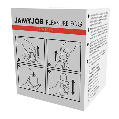JAMYJOB - DISCRETT RED EDITION EGG MASTURBATOR