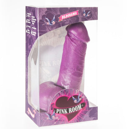 PINK ROOM - NOT REALISTIC PURPLE DILDO 16 CM