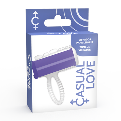 CASUAL LOVE - VIBRATING TONGUE RING LILAC