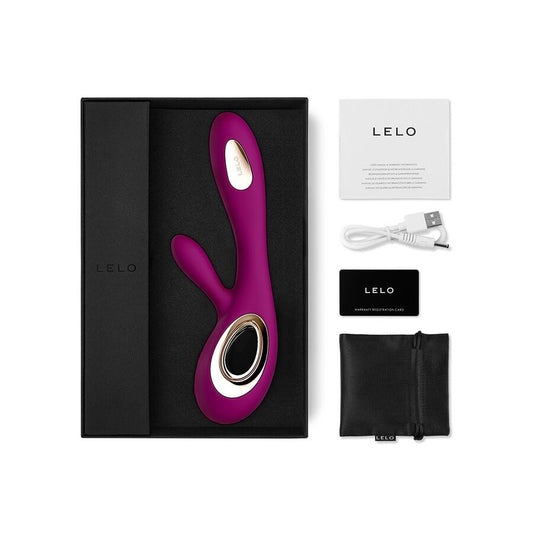 LELO - SORAYA WAVE RABBIT VIBRATOR DEEP ROSE