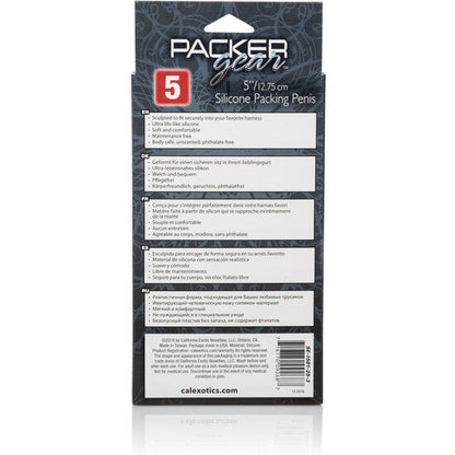 CALEXOTICS - SILICONE PENIS PACKAGING 12.75 CM CARAMEL