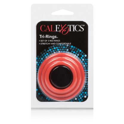 CALEXOTICS - RED TRI-RING SET