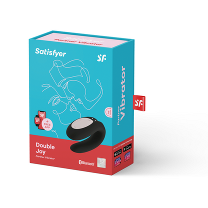 SATISFYER - DOUBLE JOY WITH APP MORADO