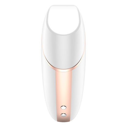 SATISFYER LOVE TRIANGLE ESTIMULADOR Y VIBRADOR - BLANCO