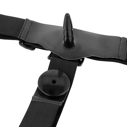 HARNESS ATTRACTION - HARRIS DOBLE PENETRACIÓN CON VIBRACIÓN 18 CM -Ø- 3.5 CM