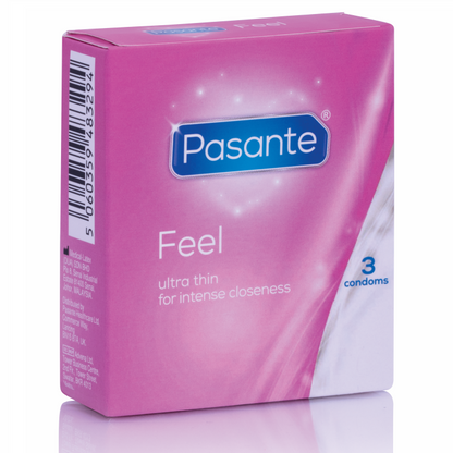 PASANTE - SENSITIVE ULTRA THIN CONDOMS 3 UNITS