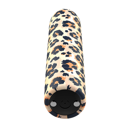 CUSTOM BULLETS - CUSTOM BULLETS LEOPARD RECHARGEABLE BULLETS 10 INTENSITIES