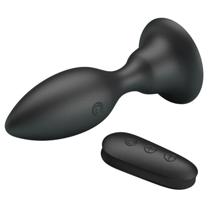 MR PLAY - BLACK ANAL PLUG WITH REMOTE CONTROL AND VIBRATION