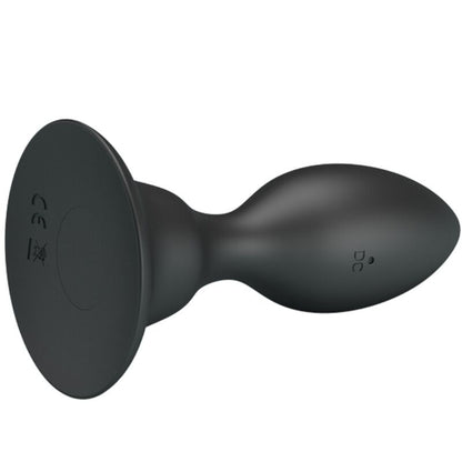 MR PLAY - BLACK ANAL PLUG WITH REMOTE CONTROL AND VIBRATION