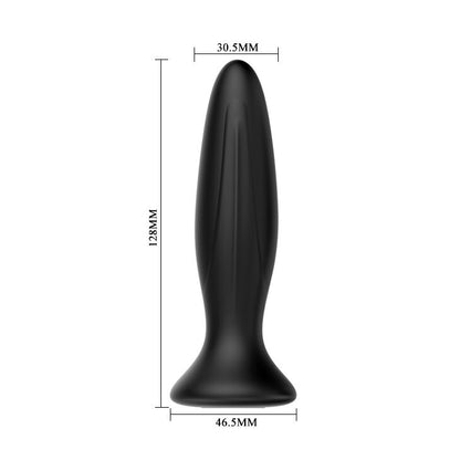 MR PLAY - BLACK RECHARGEABLE VIBRATING ANAL PLUG