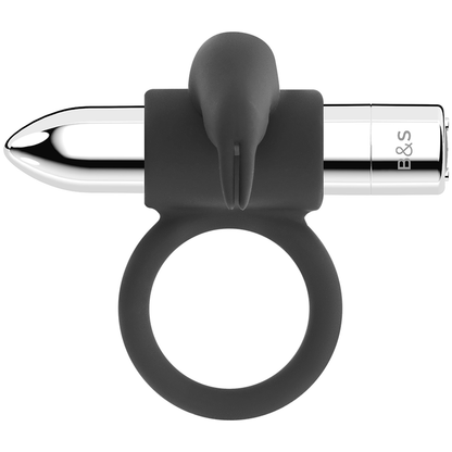 BLACK&SILVER - ANILLO RECARGABLE BURTON 10 MODOS DE VIBRACIÓN