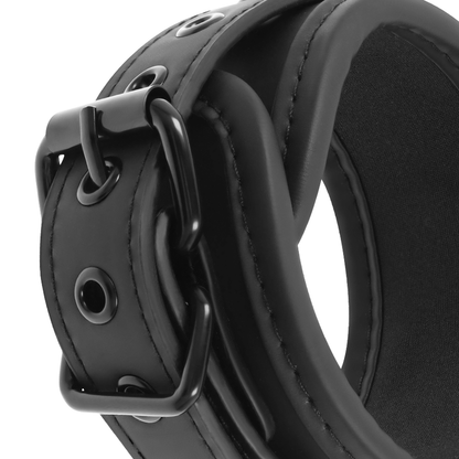FETISH SUBMISSIVE - NOPRENE LINING HAND AND ANKLE HANDCUFFS SET