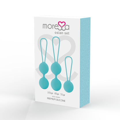 MORESSA - OSIAN SILICONE PREMIUM TURQUOISE SET