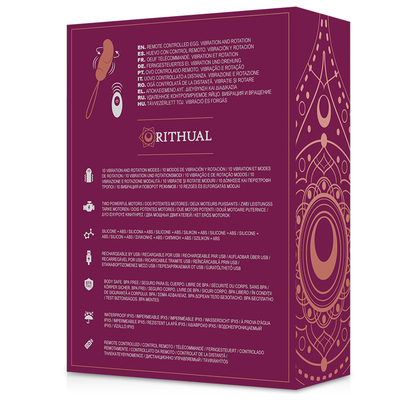 RITHUAL - ESHA OVO REMOTE CONTROL SYSTEM ROTATION + VIBRATION