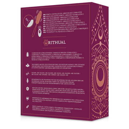 RITHUAL - PRIYA OVO REMOTE CONTROL G-SPOT + VIBRATION