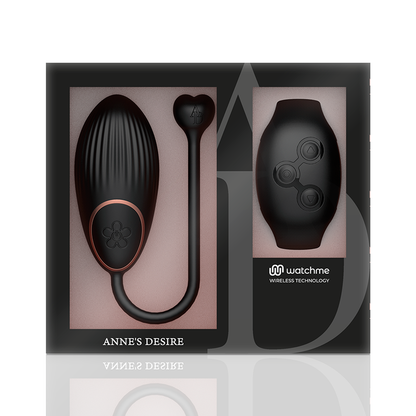 ANNE'S DESIRE - EGG TECHNOLOGY REMOTE CONTROL WATCHME BLACK