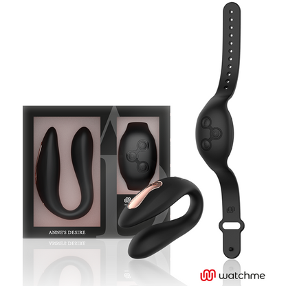 ANNE'S DESIRE - DUAL PLEASURE TECHNOLOG ONE WATCHME BLACK