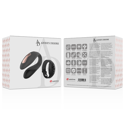 ANNE'S DESIRE - DUAL PLEASURE TECHNOLOG ONE WATCHME BLACK