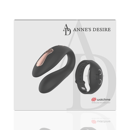 ANNE'S DESIRE - DUAL PLEASURE TECHNOLOG ONE WATCHME BLACK