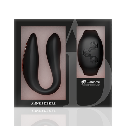 ANNE'S DESIRE - DUAL PLEASURE TECHNOLOG ONE WATCHME BLACK
