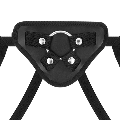 DELTA CLUB - TOY HARNESS + SILICONE PINK DONG 17 CM -O- 3 CM