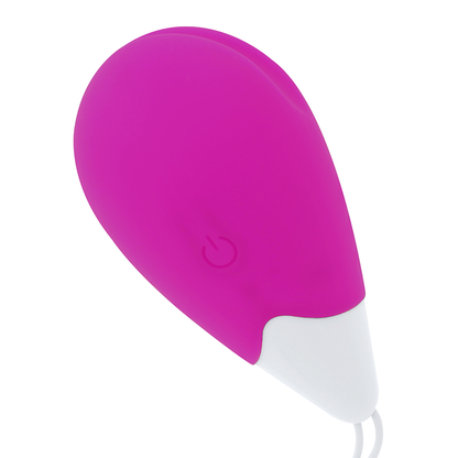 OHMAMA - 10-MODE VIBRATING EGG PURPLE AND WHITE